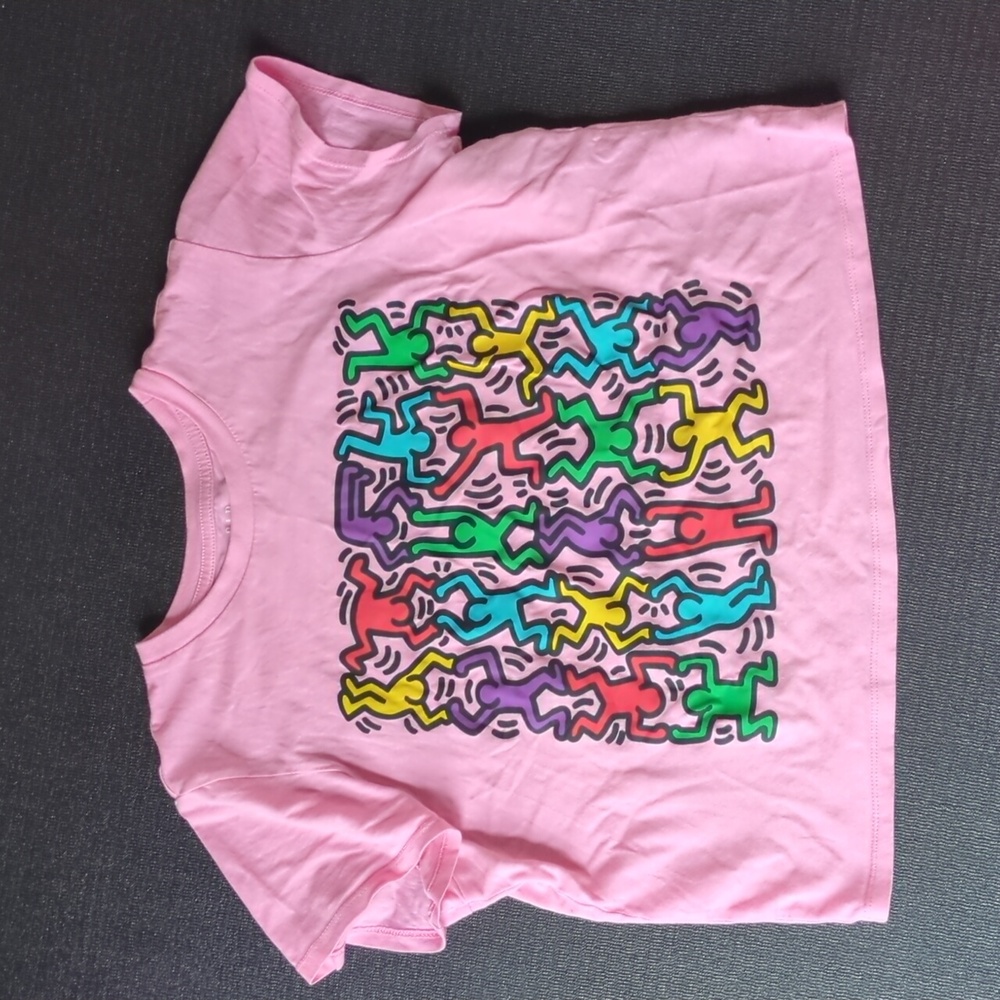 Gap x Keith Haring cropped graphic tee